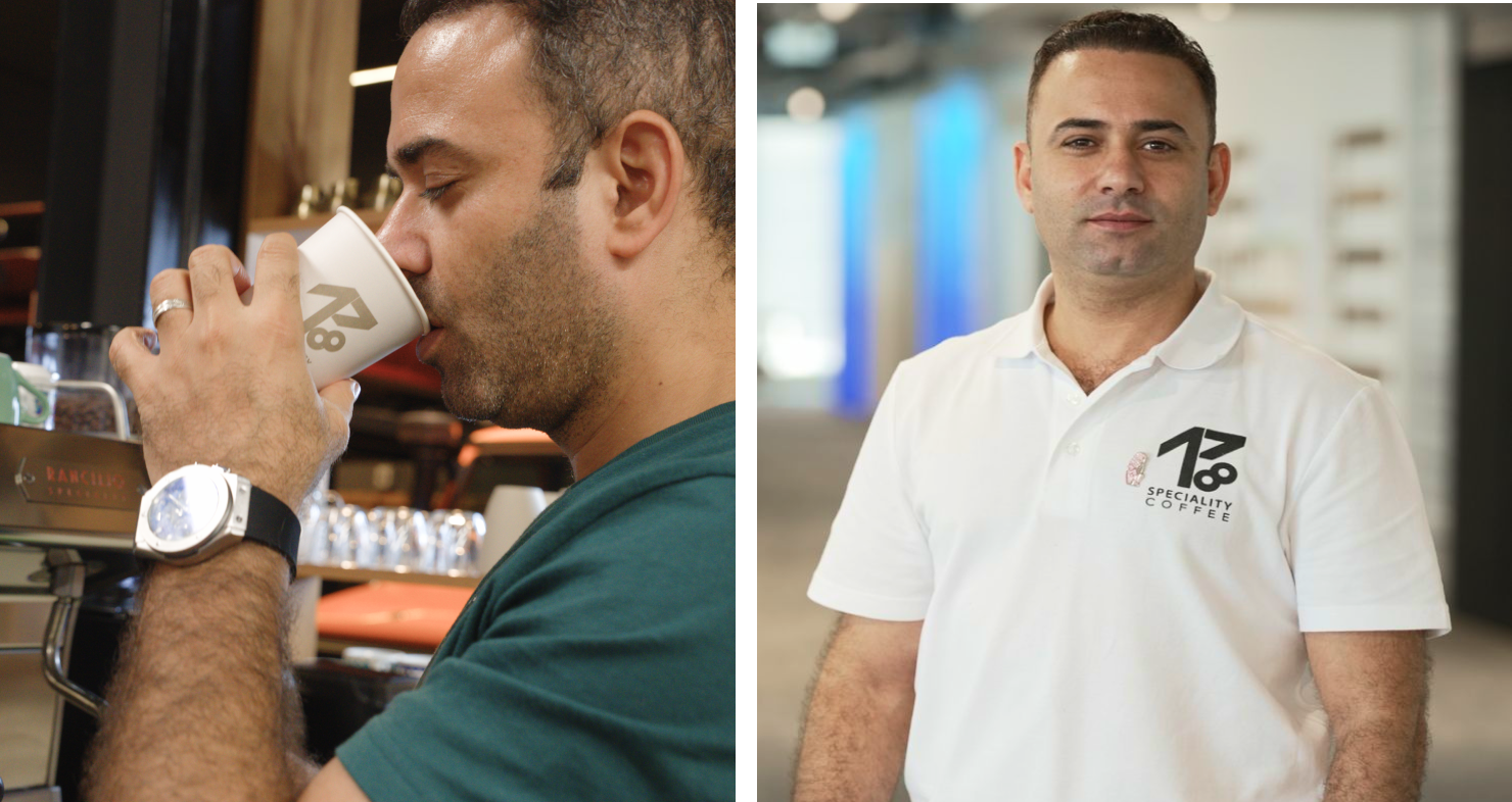 Mohamed Hamdou — founder and head roaster of 1718 Coffee Dubai