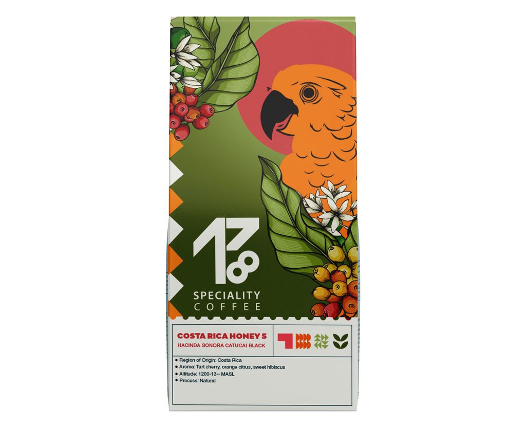 Costa Rica tart cherry specialty coffee beans — 1718 Coffee Dubai