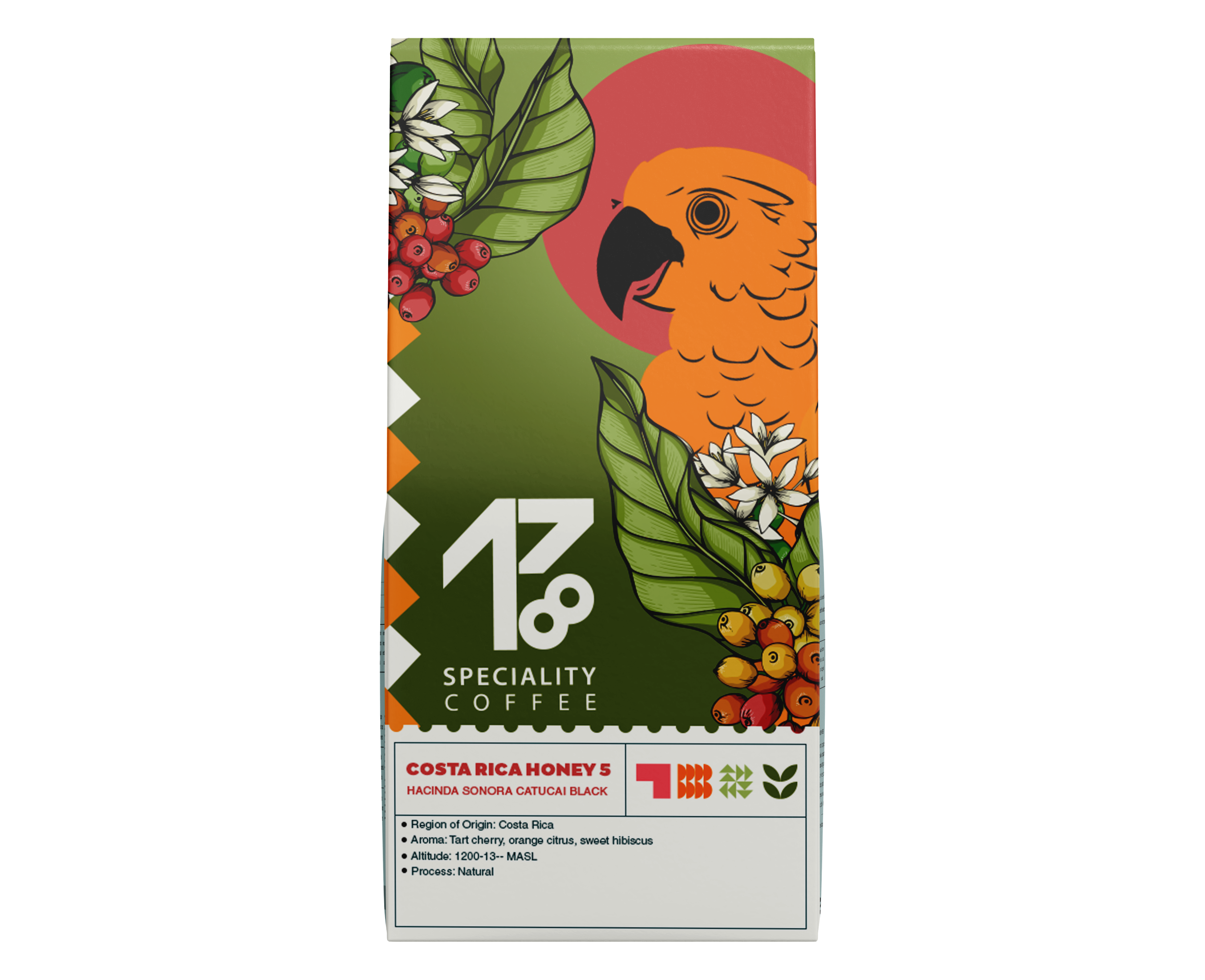 Costa Rica tart cherry specialty coffee beans — 1718 Coffee Dubai