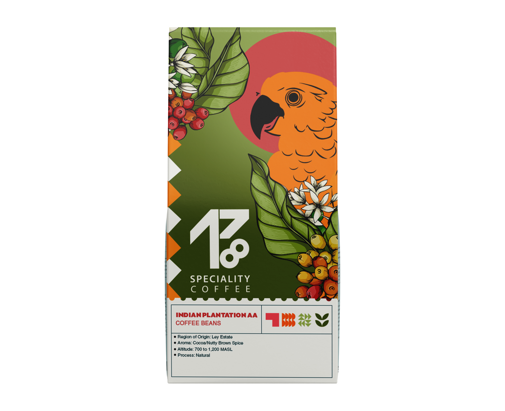 Indian Plantation AA coffee beans shade grown in Karnataka — 1718 Coffee Dubai