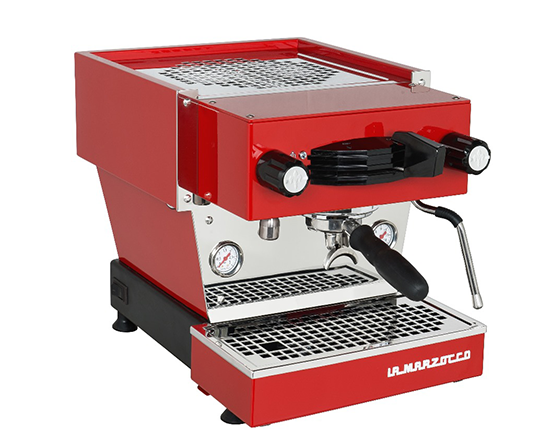 La Marzocco Linea Mini RED dual boiler espresso machine angle — 1718 Coffee Dubai