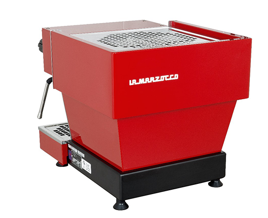 La Marzocco Linea Mini RED compact espresso machine detail — 1718 Coffee Dubai
