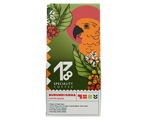 Burundi Geisha coffee beans rare African origin — 1718 Coffee Dubai