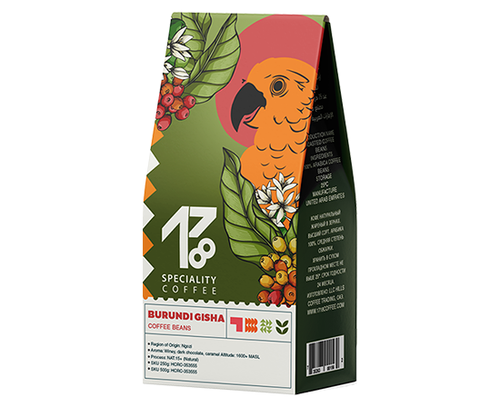 Burundi Geisha specialty coffee bag — 1718 Coffee Dubai