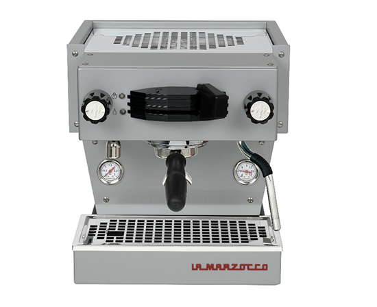 La Marzocco Linea Mini dual boiler espresso machine front — 1718 Coffee Dubai