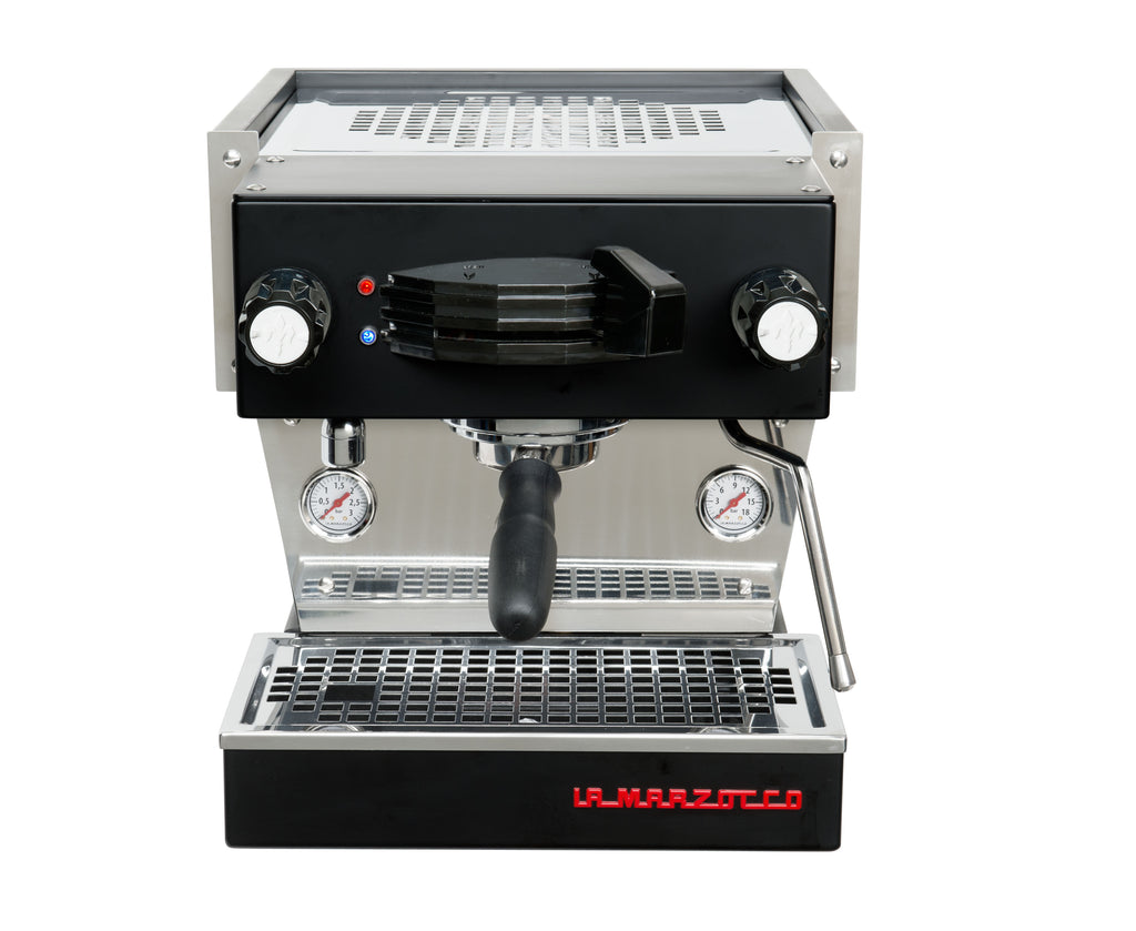 La Marzocco Linea Mini Black home espresso machine front — 1718 Coffee Dubai